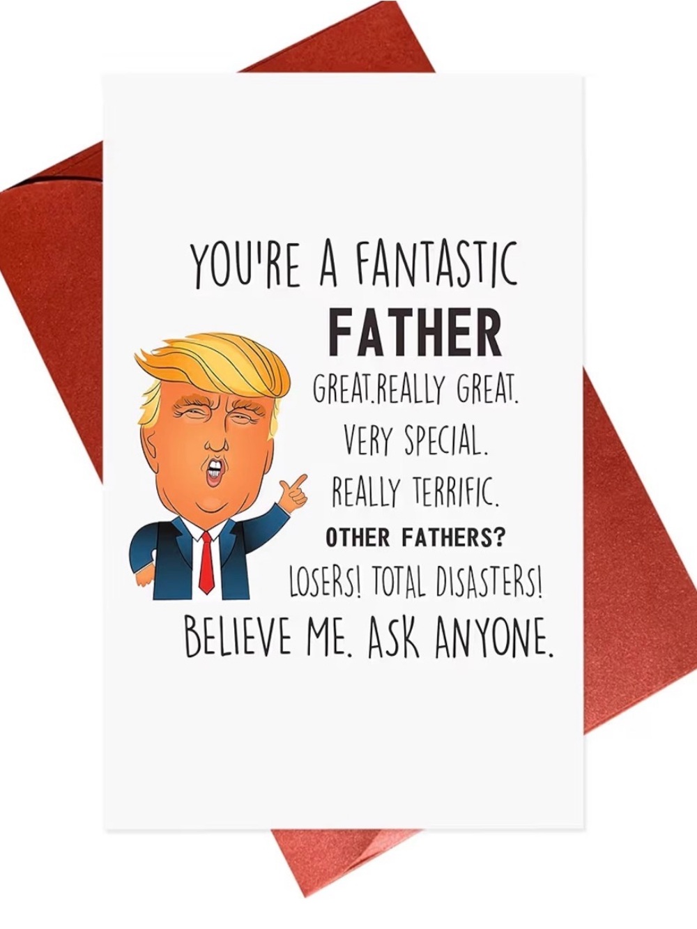 Funny Greetings Card for Dad